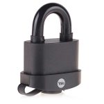 Yale Y220B/71/130/1 Fekete időjárásálló acél lakat Y220B711301