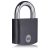 Yale Y300B/63/127/1 Fekete edzett acél lakat Y300B631271