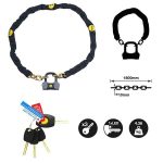 Yale YCL3/10/180/1 Fekete nagybiztonságú lánc és lakat kombináció YCL3101801