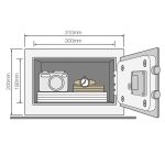 Yale Value Home széf elektronikus zárral YSV/200/DB