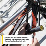 Yale YUL2/13/230/1 Szürke minőségi kerékpár U lakat YUL2132301