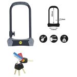 Yale YUL3/14/230/1 Szürke prémium kerékpár U lakat YUL3142301