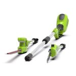 Magassági ágvágó és sövényvágó akkumulátoros Greenworks G40PSH 40v,   akku és töltő nélkül 1300607-GW
