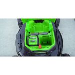 Fűnyíró fűgyűjtős, akkumulátoros, önjáró Greenworks GD40LM46SPK4 40 v, 46 cm, akku- és töltővel 2506807UB-GW