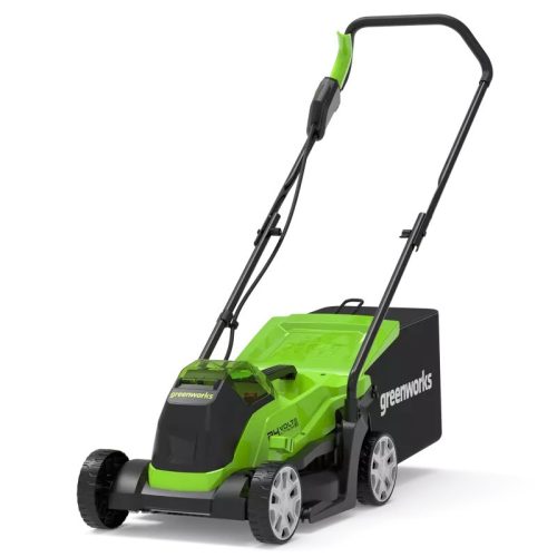Fűnyíró fűgyűjtős, akkumulátoros Greenworks GD24LM33 24v, 33 cm, akku- és töltő nélkül 2516107-GW