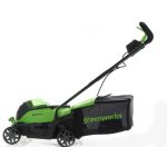 Fűnyíró fűgyűjtős, akkumulátoros Greenworks GD24LM33 24v, 33 cm, akku- és töltő nélkül 2516107-GW