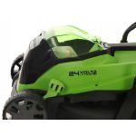 Fűnyíró fűgyűjtős, akkumulátoros Greenworks GD24LM33 24v, 33 cm, akku- és töltő nélkül 2516107-GW
