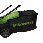 Fűnyíró fűgyűjtős, akkumulátoros Greenworks GD24LM33 24v, 33 cm, akku- és töltő nélkül 2516107-GW