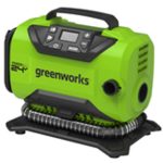 Kompresszor akkumulátoros Greenworks G24IN mini, 24 v, 11 bar,  akku és töltő nélkül 3400807-GW