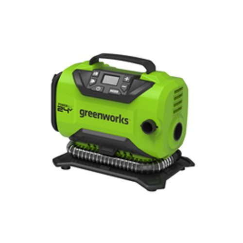 Kompresszor akkumulátoros Greenworks G24IN mini, 24 v, 11 bar,  akku és töltő nélkül 3400807-GW