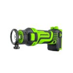 Marógép Greenworks G24SS akkumulátoros 24v, vmélység fa: 31,5mm, akku-töltő nélkül 3501807-GW