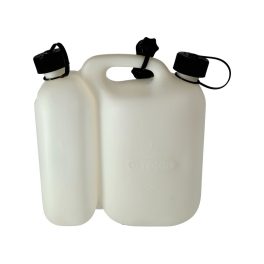   Üzemanyagkanna Oregon  kombi 5+3 liter fehér, kiöntőcsővel 562408