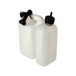 Üzemanyagkanna Oregon  kombi 5+3 liter fehér, kiöntőcsővel 562408