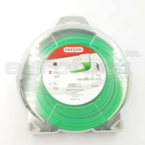 Damil 2.4mm szögletes Oregon  75 m, zöld 69-414
