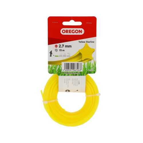 Damil 2.7mm csillag Oregon  15m sárga akasztóval 69-430-Y