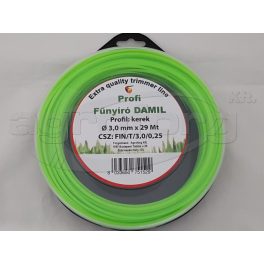   Damil 3.0mm kerek   29 méter bliszteres olasz FIN/T/3.0/0.25