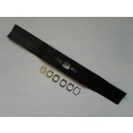 Fűnyíró kés  480 mm, univerzális hajlított, betétgyűrűvel utángyártott MOG144/R