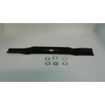 Fűnyíró kés  530 mm, univerzális hajlított, betétgyűrűvel utángyártott MOG146/R