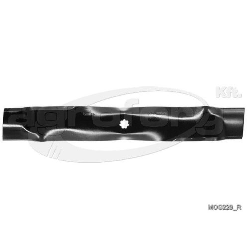 Fűnyíró kés John Deer  545mm, 7 ágú csillag jobbra forgó utángyártott MOG229/R