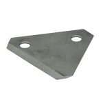 Fűnyíró kés BRill ER200 85x75mm, késfül utángyártott MOG239/R