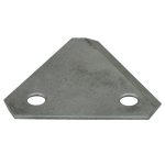 Fűnyíró kés BRill ER200 85x75mm, késfül utángyártott MOG239/R