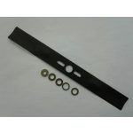 Fűnyíró kés  450 mm, univerzális egyenes, betétgyűrűvel utángyártott MOG921/R