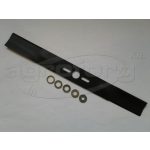 Fűnyíró kés  480 mm, univerzális egyenes, betétgyűrűvel utángyártott MOG922/R