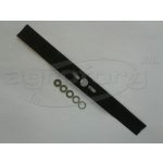 Fűnyíró kés  510 mm, univerzális hajlított, betétgyűrűvel utángyártott MOG989/R