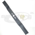 Fűnyíró kés  560 mm, univerzális hajlított, betétgyűrűvel utángyártott MOG991/R