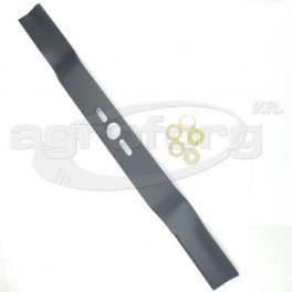   Fűnyíró kés  560 mm, univerzális hajlított, betétgyűrűvel utángyártott MOG991/R