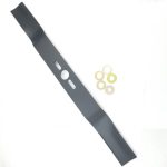 Fűnyíró kés  560 mm, univerzális hajlított, betétgyűrűvel utángyártott MOG991/R