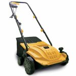 Gyepszellőztető gyűjtős elektromos Riwall REV 3215 1500 w, 32 cm, késes és rugós tengely REV 3215