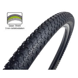   COMPASS TERRAIN kerékpárgumi 24X1,95 GREEN defektvédelemmel 16863
