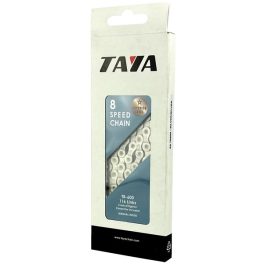 TAYA TB-600 8 sebességes kerékpárlánc ezüst 116L 24604