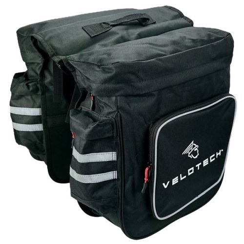 Velotech kétrészes hagyományos túratáska 45154