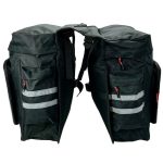 Velotech kétrészes hagyományos túratáska 45154