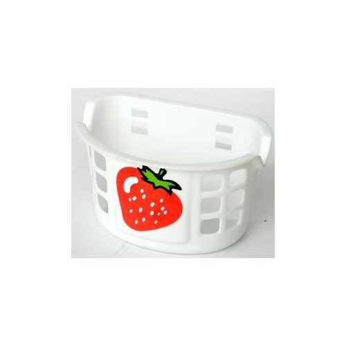 Kosár gyermekkerékpárra első epres műanyag 50020