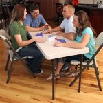 LIFETIME Összecsukható asztal 122x61cm 3121565