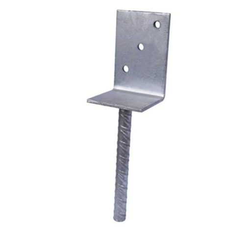 JKH Beépíthető oszloptalp "L" horganyzott 84x60x120/5mm