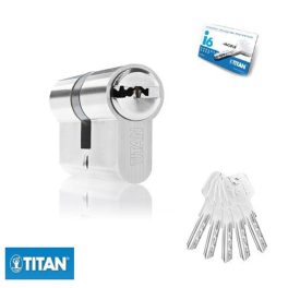   TITAN I6 zárbetét 30/35mm matt nikkel fúrásv. 5K fúrt kulcs 3286611