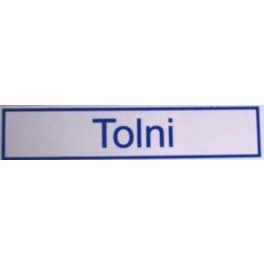 JKH Tábla műanyag 20 x 4,5 cm TOLNI 3427117