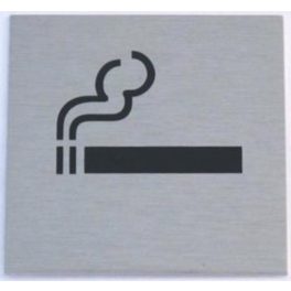 JKH Tábla alu öntapadós 60 x 60 mm DOHÁNYZÓHELY 3427174