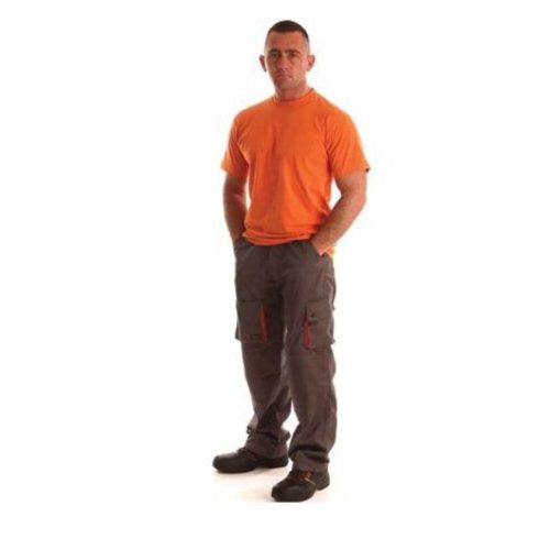 JKH Munkaruha Derekasnadrág ROCK szürke/narancs L 6700321