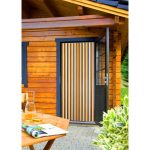 JKH Térelválasztó függöny 90 x 200 cm barna/beige 8822132