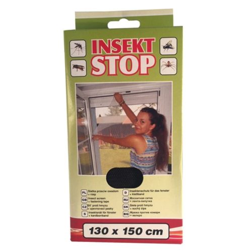 JKH Rovarháló 130x150 cm fekete 8911315