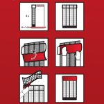 Rovarháló függöny 95x215cm 4-részes poliészter szürke basic 8911325