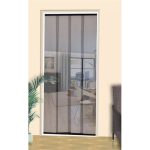 Rovarháló függöny 95x215cm 4-részes poliészter szürke basic 8911325