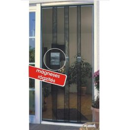   JKH Rovarvédő függöny üvegszálas mágneses 3 részes sínes 90 x 215 fekete 8911327