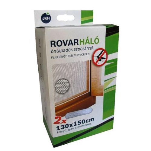 JKH Rovarháló 130x150 cm fehér 2 db 8911346