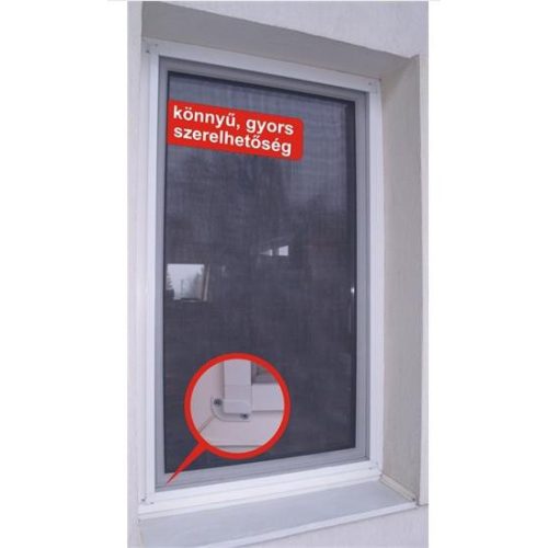 JKH Rovarháló alu kerettel 130x150 cm ablakra fehér 8911452